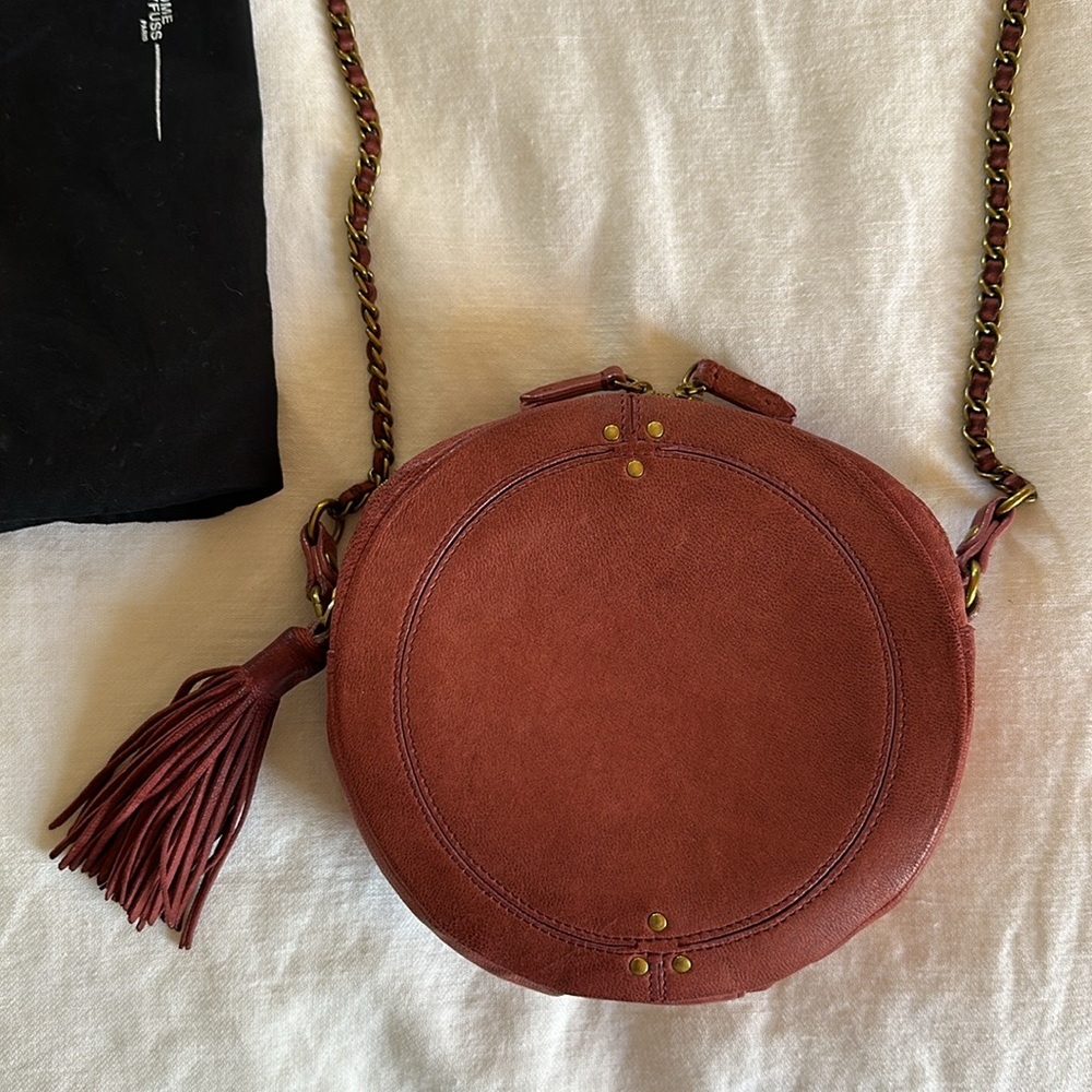 Jerome Dreyfuss Remi Crossbody in Bordeaux - Picture 7 of 8